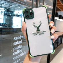 Load image into Gallery viewer, 2021 Deer Pattern Camera All-inclusive Transparent iPhone Case
