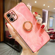 Load image into Gallery viewer, 2021 Ins Marble Pattern Camera All-inclusive Case for iPhone
