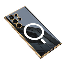 Load image into Gallery viewer, Magnetic Magsafe Plating Soft Case for Samsung Galaxy S23 Ultra Plus
