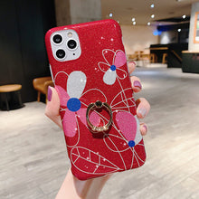 Load image into Gallery viewer, 2021 Creative Glitter Stars Flowers Case For iPhone
