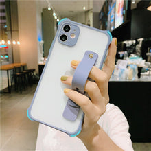 Load image into Gallery viewer, FLASH⚡SALE I 2021 Lovely Matte Stand Holder Clear Case For iPhone
