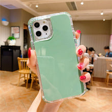 Load image into Gallery viewer, 2021 Candy Color Shockproof Bumper Phone Case For iPhone 12 12Pro Max 11Pro Solid Color Soft Back Cover For iPhone 11 11Pro Max XR X
