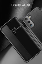Load image into Gallery viewer, Luxury Leather Smart View Flip Magnetic Kickstand Shockproof Cover For Samsung
