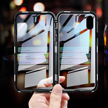 Load image into Gallery viewer, Magnetic Double Sided Tempered Glass Case For iPhone
