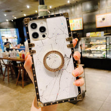 Load image into Gallery viewer, 2021 Luxury Brand Marble Glitter Square Case For Samsung
