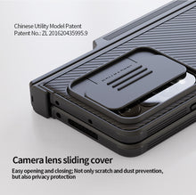 Load image into Gallery viewer, For Samsung Galaxy Z Fold 4 Case CamShield Pro Slide Camera Back Protector Cover Kickstand With S-Pen Pocket For Z Fold4
