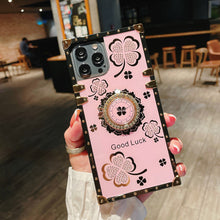 Load image into Gallery viewer, Newest Four-leaf Clover Fashion Case For iPhone 14 13 12 Pro Max pphonecover
