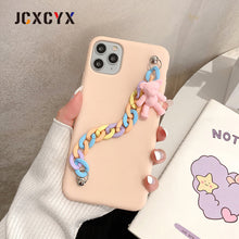 Load image into Gallery viewer, 2021 3D Rainbow Bracelet Bear Soft Phone Case For iPhone 12 Pro Max Mini 11 Pro 7 8 Plus X XS XR MAX SE 2020
