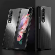 Load image into Gallery viewer, Samsung Galaxy Z Fold3 Fold4 Magnetic Brushed Metal Anti-fall Protective Cover
