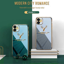 Load image into Gallery viewer, 【Fash⚡Sale】2021 Deer Pattern Camera All-inclusive Electroplating Process iPhone Case
