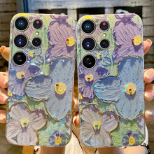 Load image into Gallery viewer, Oil Painting Flower Samsung Phone Case With Wristband &amp; Lanyard - mycasety2023 Mycasety
