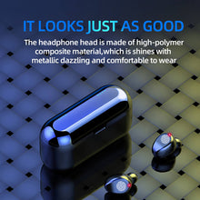 Load image into Gallery viewer, F9 Earphone LED Touch Bluetooth 5.0 Large Capacity Charging Cabin
