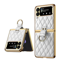 Load image into Gallery viewer, Electorplated Leather Soft Shell For Samsung Galaxy S23 Ultra Z Flip3/4 Fold3/4 Series - {{ shop_name}} varyfun
