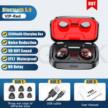 Load image into Gallery viewer, TWS Bluetooth 5.0 Earphones 3500mAh Charging Box Wireless Sports Waterproof Earbuds Headsets With Microphone

