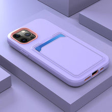 Load image into Gallery viewer, 2021 Fashion Silicone Protective Cover With Card Slot For iPhone

