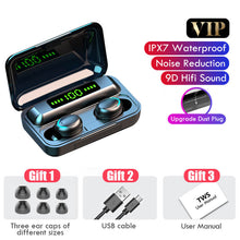 Load image into Gallery viewer, TWS Bluetooth 5.0 Earphones 2200mAh Charging Box Wireless Headphone 9D Stereo Sports Waterproof Headsets With Microphone
