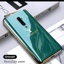Load image into Gallery viewer, 2021 Luxury Deer Pattern Camera All-inclusive Electroplating Process Case For OPPO Reno 4 3 Pro R17 Pro Find X

