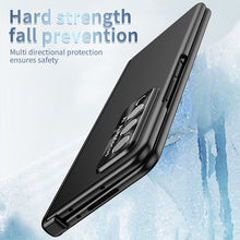 Load image into Gallery viewer, Luxury Magnetic Hinge Pen Holder Full Protection Case For Samsung Galaxy Z Fold3 Fold4 5G With Tempered Glass Film

