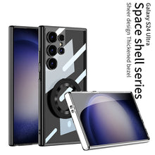 Load image into Gallery viewer, Magnetic Bracket Protective Phone Case For Samsung Galaxy S24 S23 Ultra Plus
