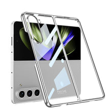 Load image into Gallery viewer, Electroplated Phantom Galaxy Z Fold 5 Case with Front Screen Tempered Glass Protector &amp; Ring - mycasety2023 Mycasety
