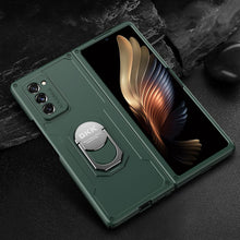 Load image into Gallery viewer, Luxury Plating Glass Case Anti-knock Protective Hard Edge Cover For Samsung Galaxy Z Fold 2 5G
