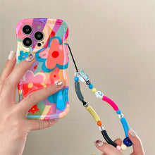 Load image into Gallery viewer, New Dopamine Graffiti Flower iPhone Case - mycasety2023 Mycasety
