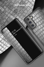 Load image into Gallery viewer, Luxury Crocodile Pattern Leather Smart View Flip Magnetic Kickstand Shockproof Cover For Samsung
