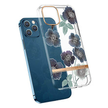 Load image into Gallery viewer, Electroplating Flower Transparent Protective Case For iPhone
