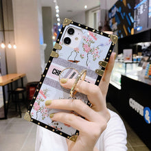 Load image into Gallery viewer, 2021 Luxury Square Retro Pattern Case For iPhone

