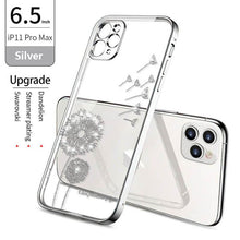 Load image into Gallery viewer, 2021 Dandelion Diamonds Electroplating Case For iPhone 12 Pro Max Mini 11 XS XR 7 8 Plus SE 2020 Cover
