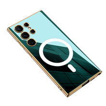 Load image into Gallery viewer, Magnetic Magsafe Plating Soft Case for Samsung Galaxy S23 Ultra Plus
