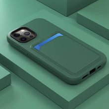 Load image into Gallery viewer, 2021 Fashion Silicone Protective Cover With Card Slot For iPhone
