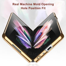Load image into Gallery viewer, Natural Marble Glass Case For Samsung Galaxy Z Fold 3 5G
