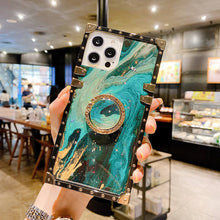 Load image into Gallery viewer, 2021 Luxury Brand Marble Glitter Square Case For Samsung
