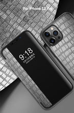 Load image into Gallery viewer, Luxury Crocodile Pattern Leather Smart View Flip Magnetic Kickstand Shockproof Cover For iPhone
