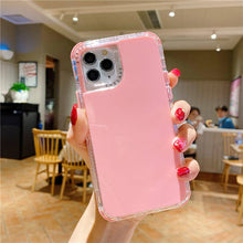 Load image into Gallery viewer, 2021 Candy Color Shockproof Bumper Phone Case For iPhone 12 12Pro Max 11Pro Solid Color Soft Back Cover For iPhone 11 11Pro Max XR X
