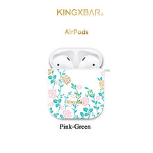 Load image into Gallery viewer, 2021 Fashion Flower Crystal  Bronzing Protective AirPods Case
