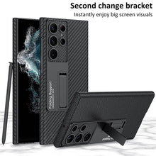 Load image into Gallery viewer, NEWEST Magnetic Holder Leather Case for Samsung Galaxy S22 S23 Ultra Plus 5G

