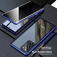 Load image into Gallery viewer, Samsung Magnetic Double-Sided Protection Tempered Glass Phone Case
