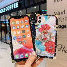 Load image into Gallery viewer, 2021 Stylish Butterfly Flower Style Ring Phone Case for iPhone
