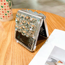 Load image into Gallery viewer, Luxurious Transparent Diamond For Samsung Galaxy Z Flip3/4 Case - mycasety2023 Mycasety

