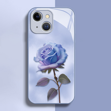 Load image into Gallery viewer, Advanced Purple Rose Liquid Glass iPhone Case - mycasety2023 Mycasety
