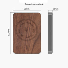 Load image into Gallery viewer, Wooden Texture Magnetic Wireless Charging 5000mAh Power Bank Suitable For iPhone 12 Magsafe
