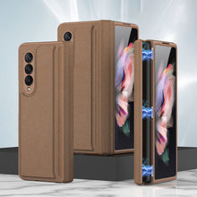 Load image into Gallery viewer, Magnetic Frame Leather All-included Case For Samsung Galaxy Z Fold 3 5G
