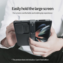 Load image into Gallery viewer, For Samsung Galaxy Z Fold 4 Case CamShield Pro Slide Camera Back Protector Cover Kickstand With S-Pen Pocket For Z Fold4
