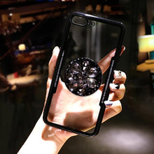 Load image into Gallery viewer, Diamond Airbag Bracket Phone Case For iPhone
