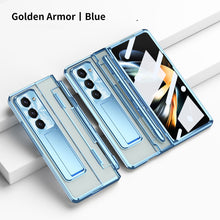 Load image into Gallery viewer, Armor Electroplated Anti-fall Protective Phone Case For Samsung Galaxy Z Fold3/4/5 With Back Screen Glass
