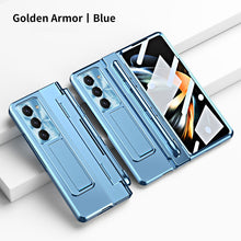 Load image into Gallery viewer, Armor Electroplated Anti-fall Protective Phone Case For Samsung Galaxy Z Fold3/4/5 With Back Screen Glass
