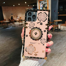 Load image into Gallery viewer, Newest Four-leaf Clover Fashion Case For iPhone 14 13 12 Pro Max pphonecover
