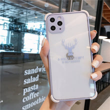 Load image into Gallery viewer, 2021 Deer Pattern Camera All-inclusive Transparent iPhone Case
